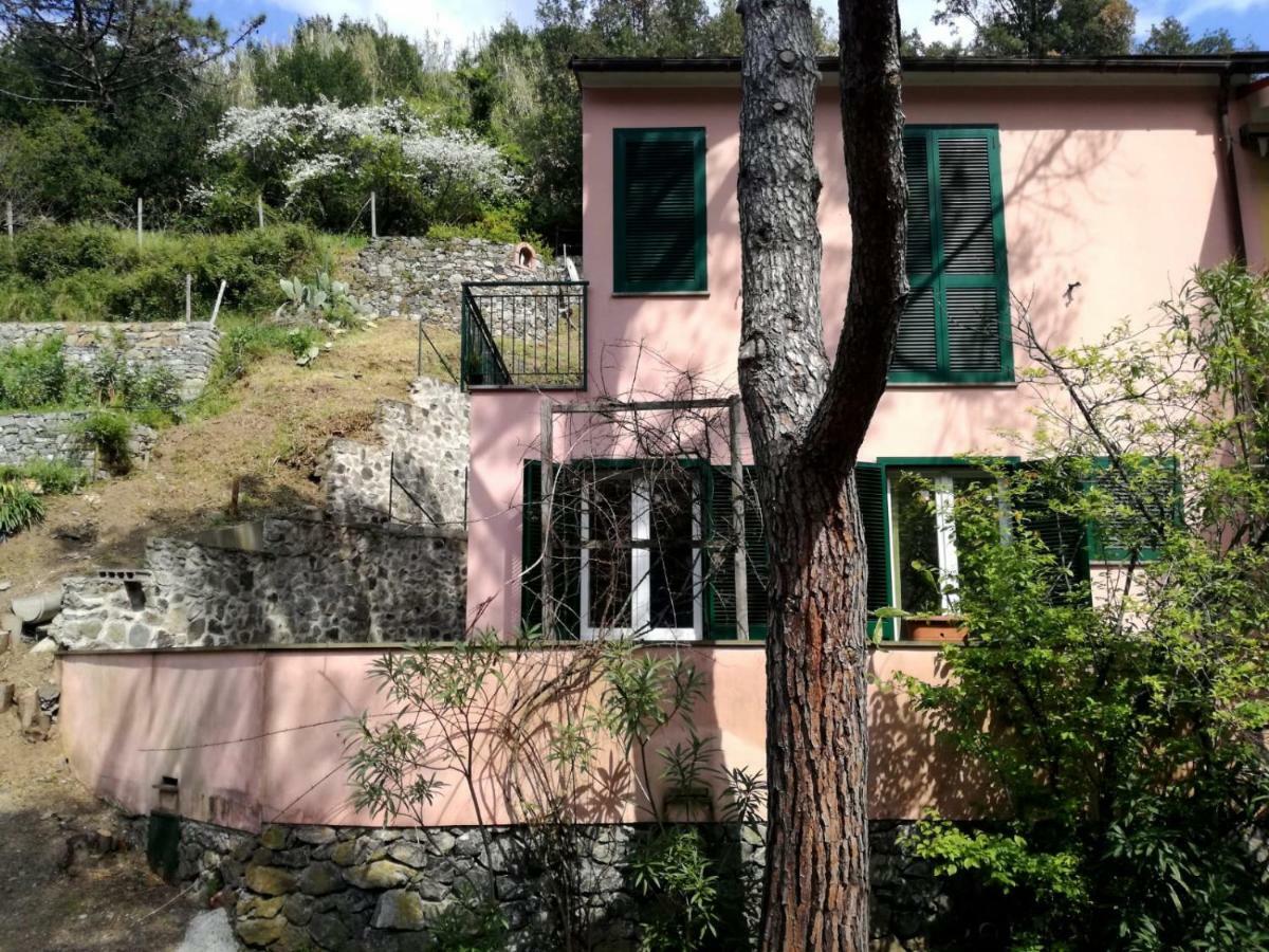 Terrace & Parking - Holiday Home Near Fegina Beach Monterosso al Mare Exterior foto